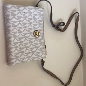 White Michael Kors crossbody.